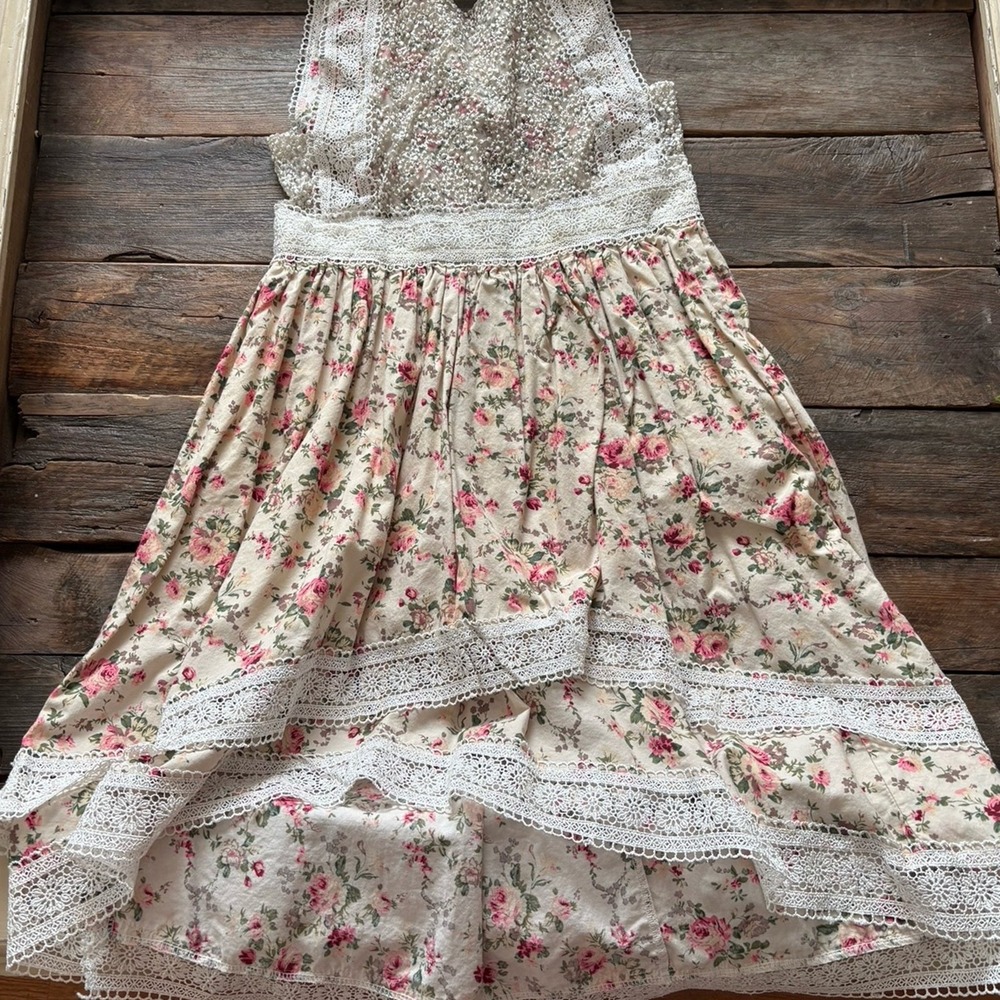 Trish Scully boho summer dress‎ high lo